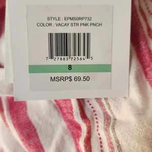 New with Tags Ellen Tracy vacation wide leg pants size US 8